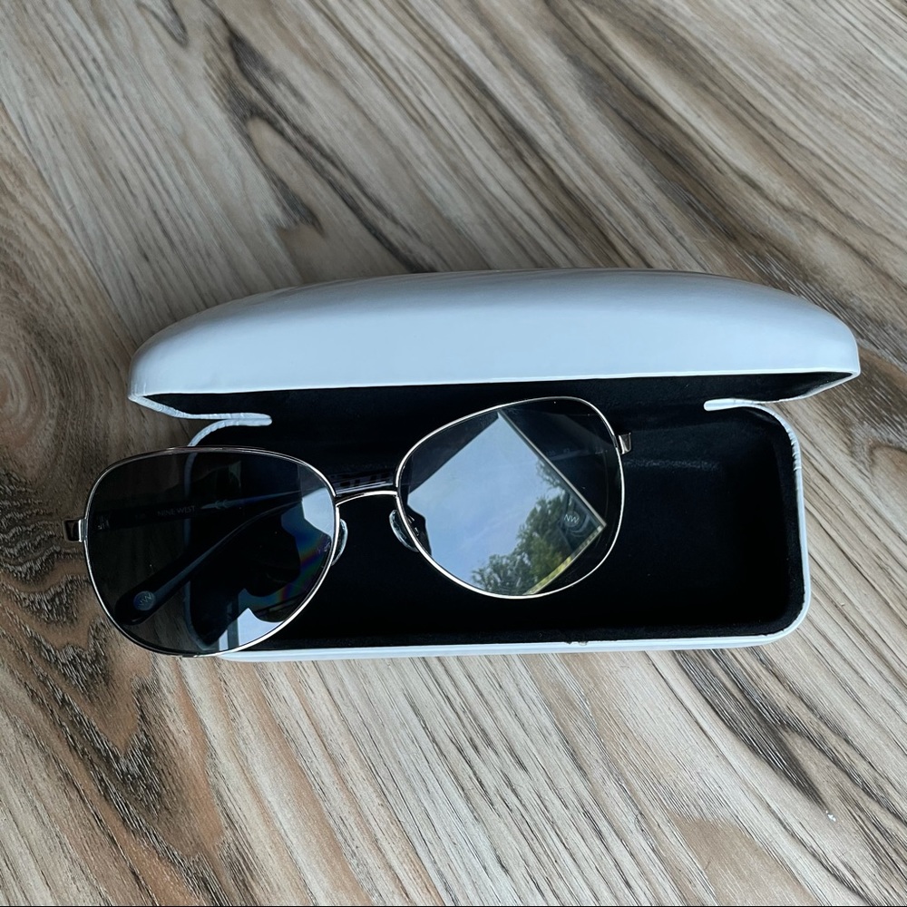 Nine West NW126 Silver/Grey Gradient Sunglasses